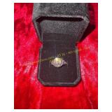 Ladies.925 Sterling Silver Rainbow Gem Ring 6