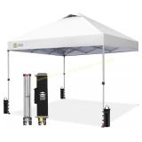CROWN SHADES 10x10 Pop Up Canopy, white