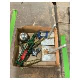 Pulley, sprayers, stands