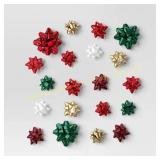 2 ct. Wondershop 40ct Christmas Bow Bag Traditiona
