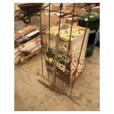 Metal cabinet, metal fence piece, hand tool
