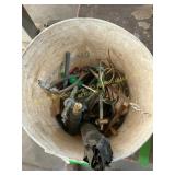 Bucket of Tools and hardware