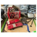 Tail lights, mirror, assorted lights
