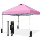 CROWN SHADES 10x10 Pop Up Canopy, Pink