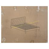 Resident king upholstered headboard only-slate