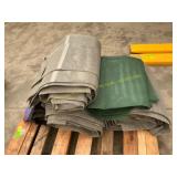 Assorted rolls of screen