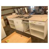 116 in long cabinet with sinks