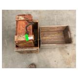 Wooden crates