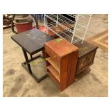 Assorted end tables and shelves