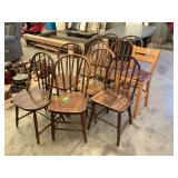 10 ct wooden chairs