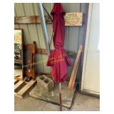 Patio table umbrella