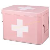 Flexzion First Aid Box Organizer, red