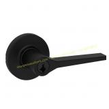 Hollis Rose Matte Black Keyed Lever SmartKey