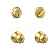 Schlage Plymouth Deadbolt & Door Knob 1-3/4"