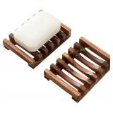 Vowupt Wooden Soap Dish, Set of 2
