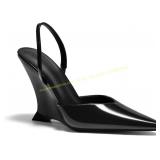 Coutgo Women s Slingback Wedge Heels Pumps