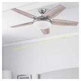 Honeywell Carmel 48-in Pewter LED Ceiling Fan