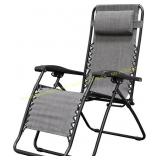 Caravan Zero Gravity Outdoor Recliner, Gray
