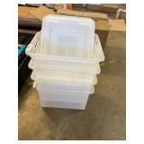 4ct Storage Totes Unknown Brand & Size