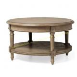 Maven Lane Pullman Round Wood Coffee Table