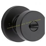 Kwikset Pismo Matte Black Door Knob KW1