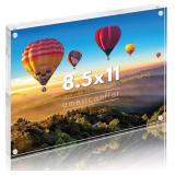 Americanflat Clear Acrylic Frame 8.5x11 photos