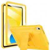 Soke iPad 10th Gen Case: Rugged Yellow
