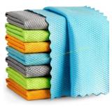 AIDEA Microfiber Glass Cleaning Cloths, 8PK