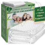 Bamboo Rayon Mattress Protector with Zipper XL