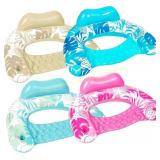 4 Packs Inflatable Pool Chair (Blue, Cyan)