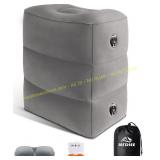 JefDiee Inflatable Travel Foot Rest Pillow