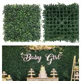 Grass Wall Panels 10x10 12pc Boxwood Backdrop
