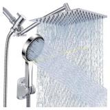 Shower Head 10" Rain + Handheld Sprayer