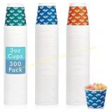 JollyPack 3 oz Paper Cups - Rinse Cups