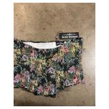 Scarlet Darkness Corset Sz 12 & Faux Flowers