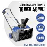 Snow Joe 48V 18-in Push Snow Blower 5Ah