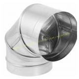 DuraVent DuraBlack 8" SS Elbow Connector