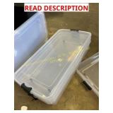 4ct Homz Storage Totes Unknown Size