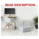 4pk IRIS USA Letter Legal Size Plastic File Box