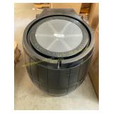 HC Companies Black rain barrel 50gal
