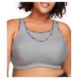 Glamorise Plus Size Camisole Bra 1066 - Silver 44D