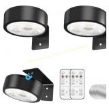 Magnetic Picture Lights (Black, 3Pack) No Remote