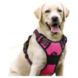 rabbitgoo Dog Harness, No-Pull, L, Pink