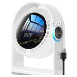 RANVOO Desk Fan, Quiet USB, 4 Speeds