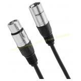 AmazonBasics XLR Male-Female Mic Cable, 6 ft