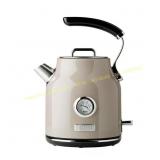 Haden Dorset Beige Retro Electric Tea Kettle