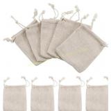 Cotton Packing Pouches 10x8cm Drawstring Bags