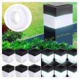 Hicarer 12 Pack Solar Fence Post Cap Lights