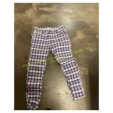 Purple Plaid Pants Sz 36 & Knitted Shorts Sz XL