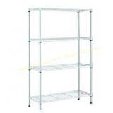 Chrome 4-Tier Wire Shelving Unit (36W x 54H)